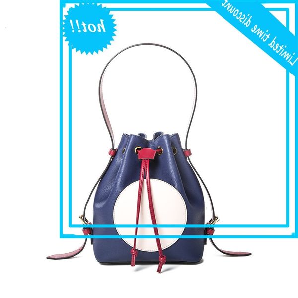 

bucket female 2019 new leather neutral fashion shoulder bag