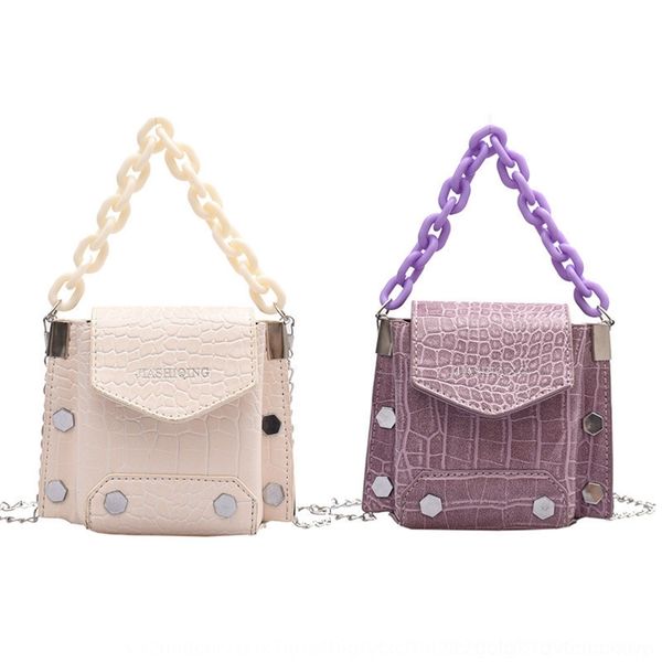 

kfufm small pattern small square foreign style chain bag 2020 fashionable net fashion versatile women's crossbeam new red crocodile squ