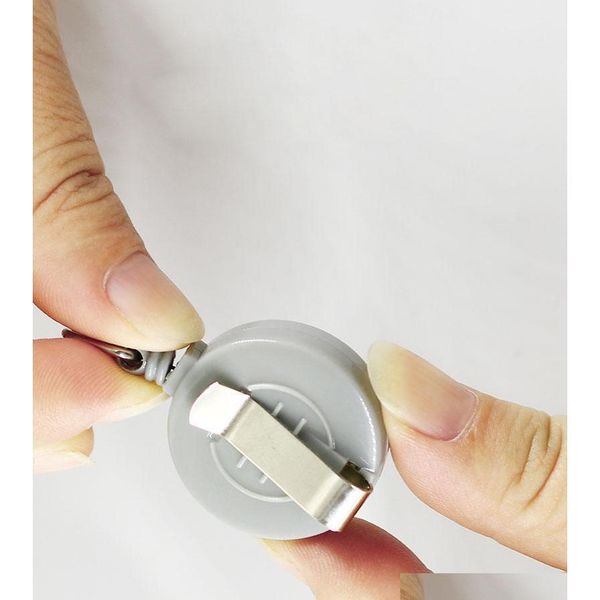 

retractable anti-lost clip buckle security card badge holder reels ski pass id card keych sqcock sports2010