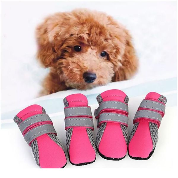 

summer autumn pet dog boots shoes super resistant dog waterproof shoes large small dog hiking shoes la bbyqkp
