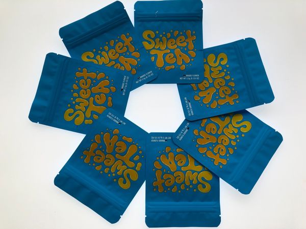 

cookies sweet tea blue flower empty bag local edibles packaging mylar bags sqcred home_hot