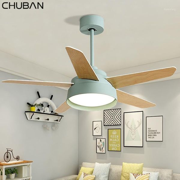 

wood ceiling fan lamp with remote control modern retro ceiling fans with led lighting 42/52inch inverter fan light 110v 220v1
