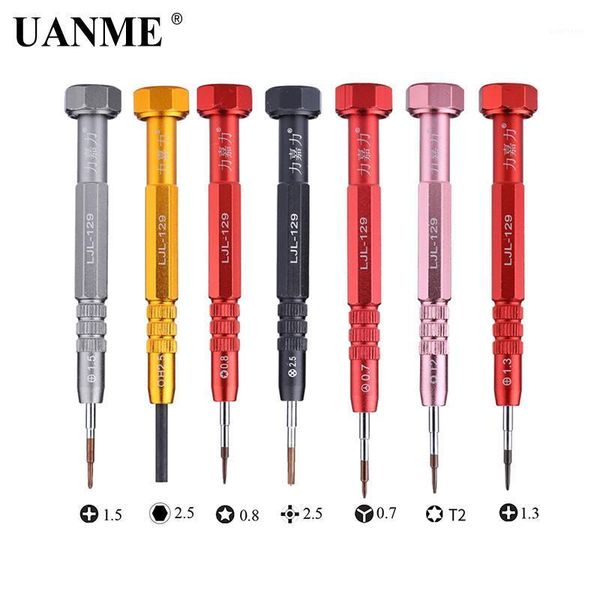 

multifunction 7 type hard s2 steel precision pen screw driver screwdriver set repair tools kit for cell phone hand tool1