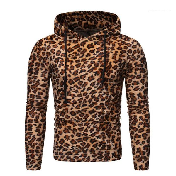 

pullover sweatshirts halloween comfortable men clothing leopard mens designer hoodies autumn casual long sleeve hooded, Black
