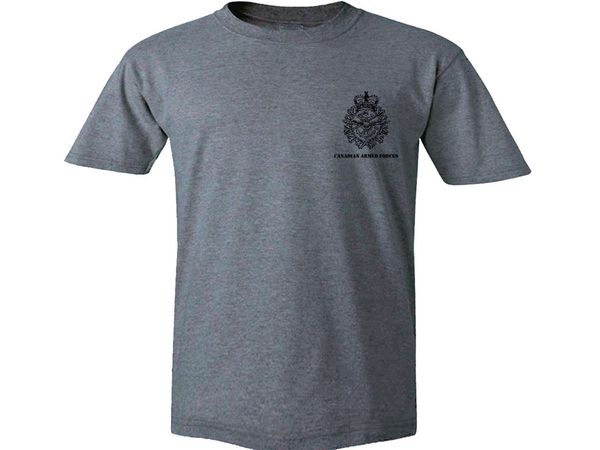 

2019 canadian army small emblem cnd military 100% cotton gray new t-shirt sport hooded sweatshirt hoodie