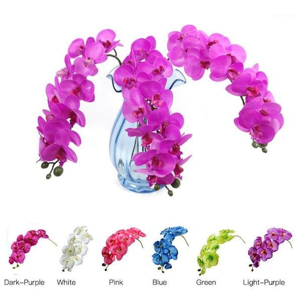 

phalaenopsis home handmade diy decorations bedroom corridor simulation flowers fake orchid flower bouquet decor1
