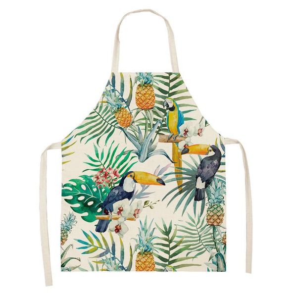 

pattern wq0170 art kitchen wear кулинария дом цвет зеленый нагрудники adult cleaning кук хлопок 1шт 5365cm птица фартук белье фартуки yxlhfk