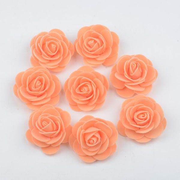 

20pcs lot 4cm thicker pe foam rose artificial flowers handmade wedding home decoration head for diy flower ball party supplies bbyuog