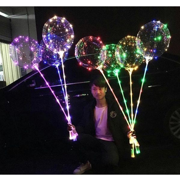 

led bobo balloon with 31.5inch stick string balloon light christmas halloween wedding birthday party decoration bobo jllqgh sinabag