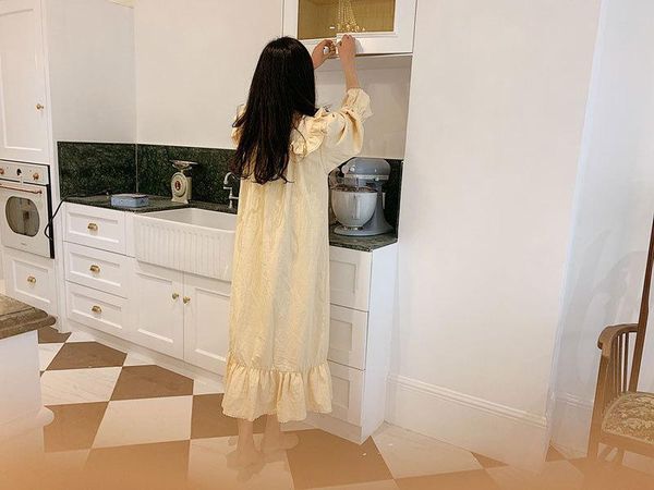 

women's sleepwear nightgown lady dress princess women nightshirts for, Black;red