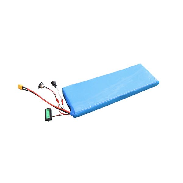 

diy 12s6p 30q 43.2v 18ah 44.4wh 777.6wh electric skateboard battery with ch 80a bms and display for longboard