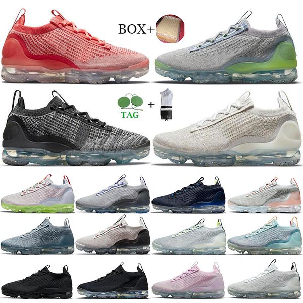 

with box men women knit running shoes black metallic silver salmon hues full pink grey neon volt bold blue oatmeal oreo mens trainers outdoo, White;red