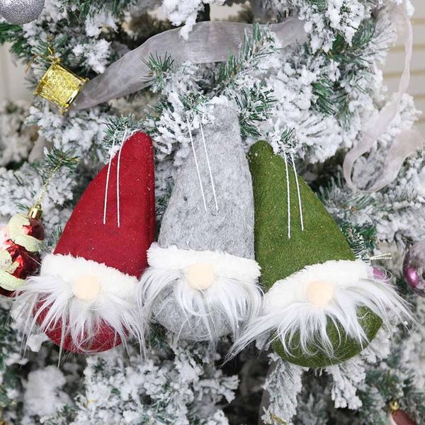 

christmas ornaments gift santa claus snowman tree toy doll hang decorations1