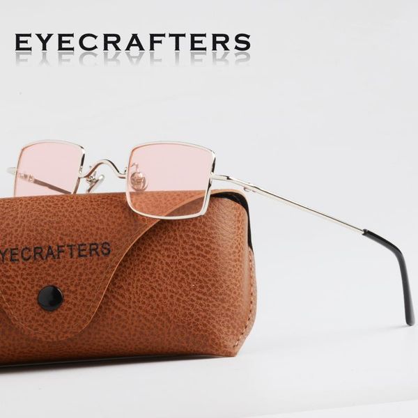 

eyecrafters fashion mens womens retro polarized metal vintage square steampunk sunglasses coating lens mirrored eyewear1, White;black