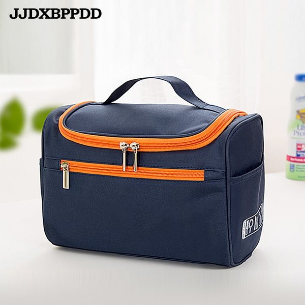 

makeup bag women bags men large waterproof nylon travel cosmetic bag organizer case necessaries make up wash toiletry bag y200714, Blue;pink