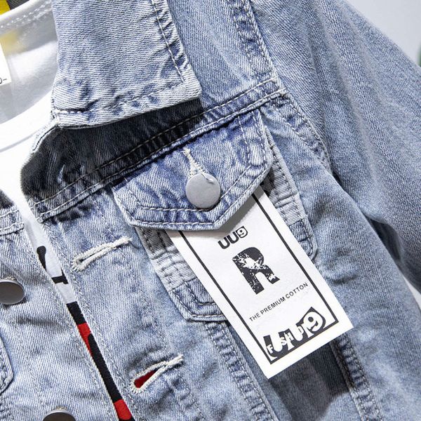 

autumn 2020 901 boys' winter denim new korean girls' loose et cardigan 1314, Black