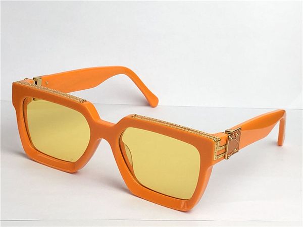 

men design sunglasses 1165 orange square frame outdoor avant-garde wholesale style glasses with box 96006, White;black