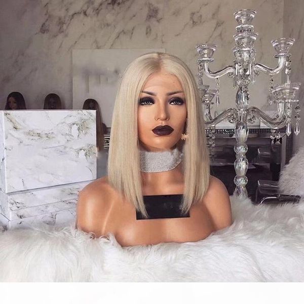 

wholly se no bad smell foreign trade wig fashion short hair girl fluffy mid-point bobo head face repair real sbobo head short straight h, Black