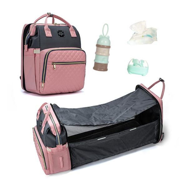 

складные кроватки пеленки сумка износостойкие моды mommy сумка прогулочная коляска аксессуары стильный складной кроватки подгузники сумки