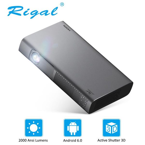 

ragal новый проектор dlp rd615 2000 ansi wifi android портативный мини проектор стенд на 1080p 4k видео мини-бирдир 3d домашний кинотеатр