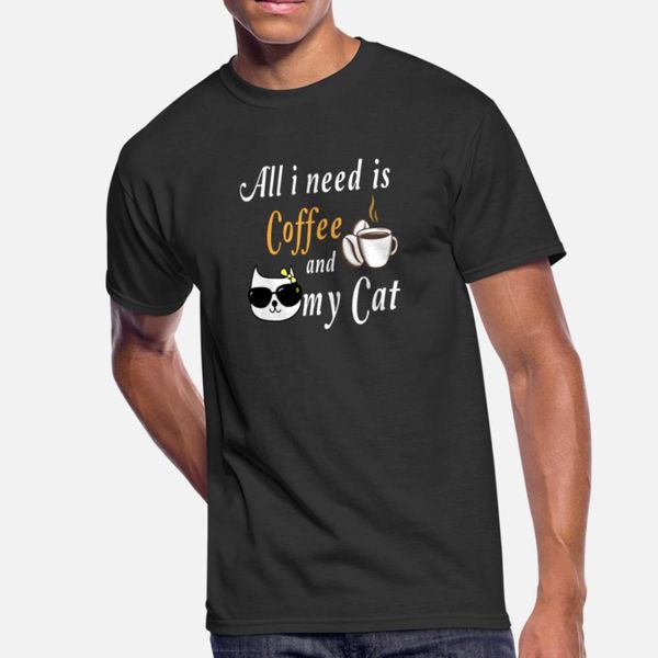 

all i need is coffee and my cat t shirt fun retro sports tracksuit hoodie sweatshirt