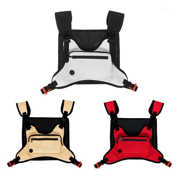

outdoor bags women chest bag men hip-hop streetwear vest rig pack1