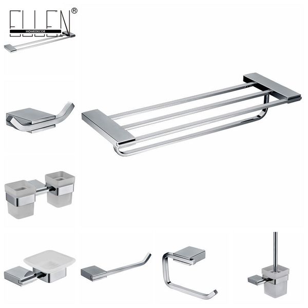 

polihsed stainless steel bathroom hardware set robe hook towel shelf towel holder toilet paper holder soap holder eky9500 bbyhxb lipper