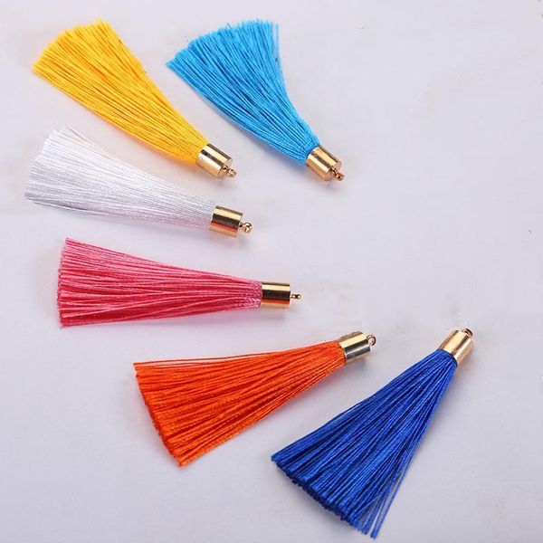 

10pcs mini metal cap tassel jewelry curtain garments decorative accessories diy key cell phone bag fringe trim tassels pendant h qylrhy