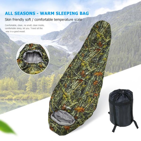 

outdoor camping sleeping bag nylon waterproof windproof warm nummy sleeping pouch for backpacking travel hiking l accessory