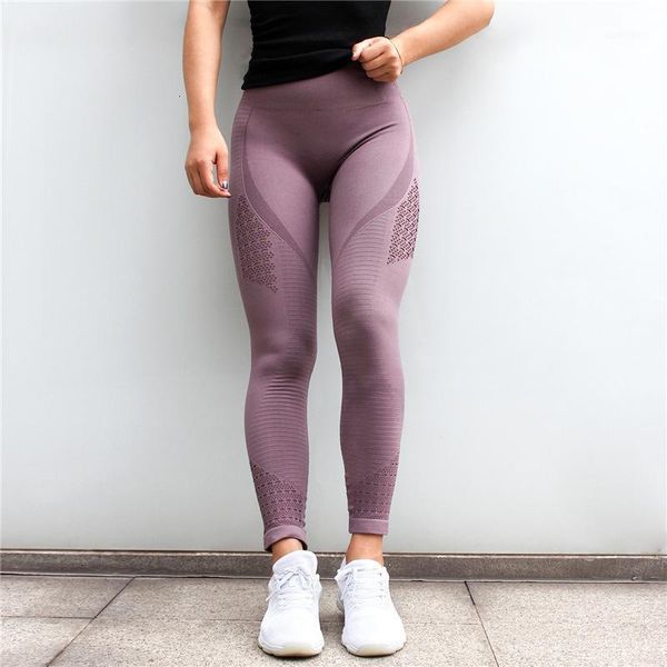 

yoga outfits high waist pants female 2021 fashion slim hips sports nine women's solid color legging trousers1, White;red