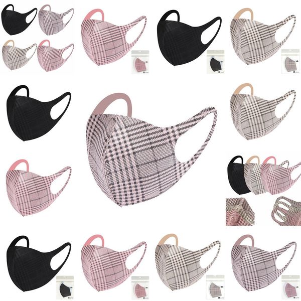 

fashion designer face masks new lattice hanging ear type sunscreen mask breathable washable three dimensional facemask 5 nrb9q