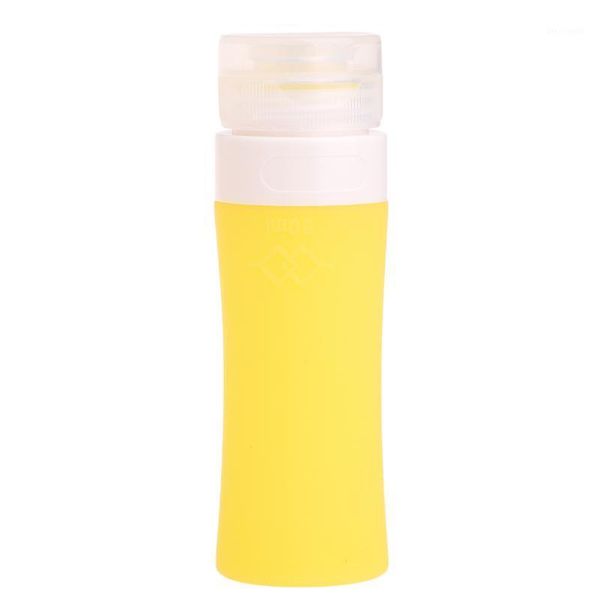 

portable refillable silicone bottles traveler lotion shampoo press bottle 60ml1