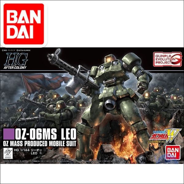 

original japaness model hg 1/144 gundam oz-06ms leo mobile suit kids toys