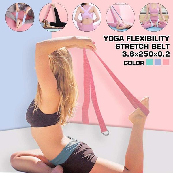

resistance bands 2.5m door flexibility stretching leg stretcher strap for ballet cheer dance gymnastics trainer yoga stretch belt1