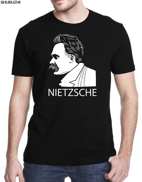 

men summer black fashion brand male friedrich nietzsche euro bigger size sbz156 hoodie designers t shirts sweatshirt