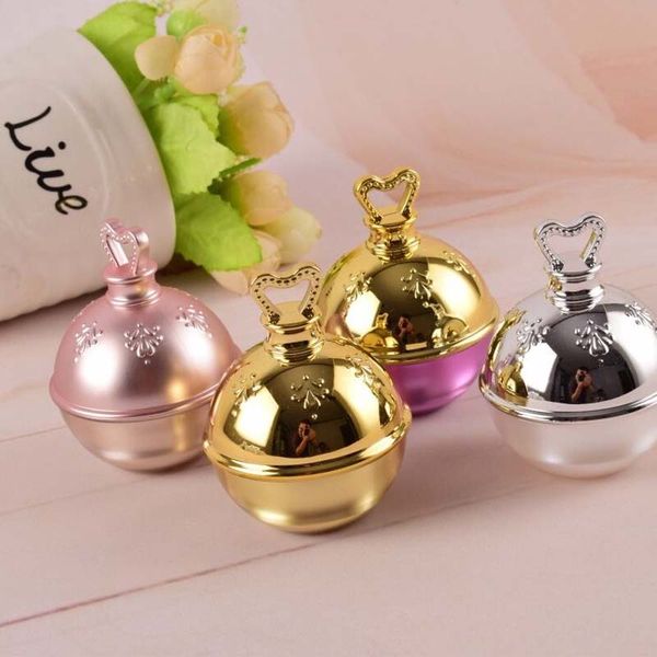 New 5g 10g pele Princesa Coração coreano Cuidados Cream Pot Esvaziar Máscara protectora da Oil Blush Black Eye Peeling Lip Balm recipiente de armazenamento Jars