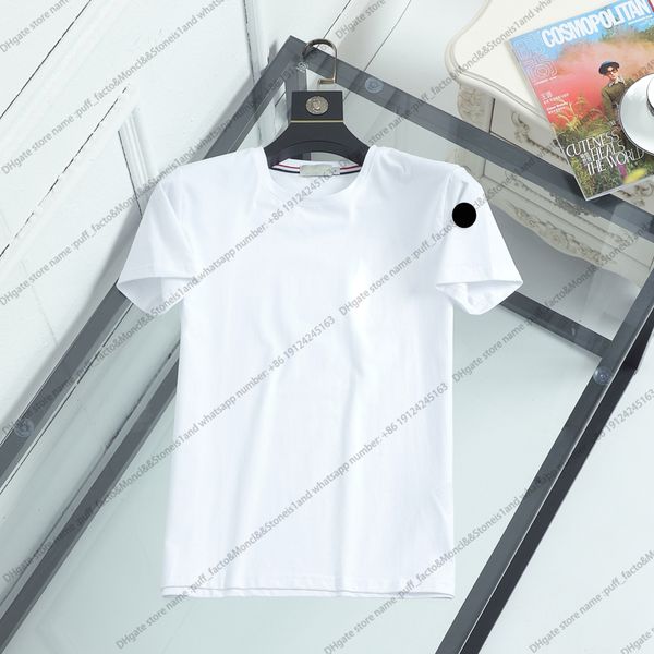 

mens t-shirts 2022 new luxur embroidery tshirt fashion personalized men and women design t-shirt female tshirts black and white100% cott siz, White;black