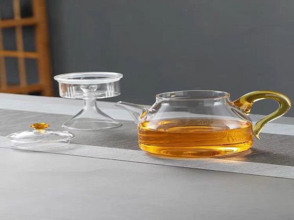 

большая емкости стеклянный чайной горшок варить чайную посуду стекло паром чайник газовая плита стеклянный горшок wmtbse