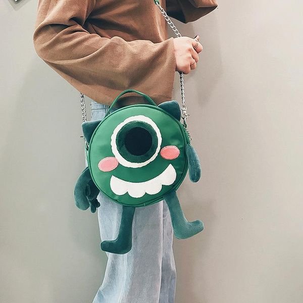 

bags for women bag original attractive cute small bag female new chain messenger funny cartoon small round