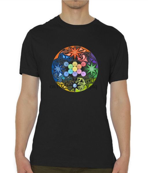 

merkaba the flower of life colourful art mens hoodie designers t shirts sweatshirt