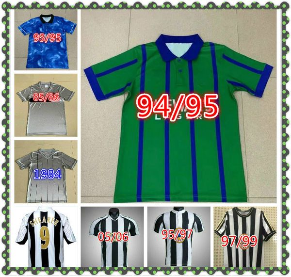 

ретро shareer soccer jersey magpies 1995 96 97 98 99 99 2005 06 барнс томассон древний maillot asprilla pinas domi gillespie старейшая рубаш, Black;yellow