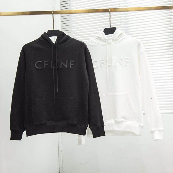 

new three dimensional letter printed hooded sweater for men women's net red tide brand casual couple pullover hoodie in autumn and