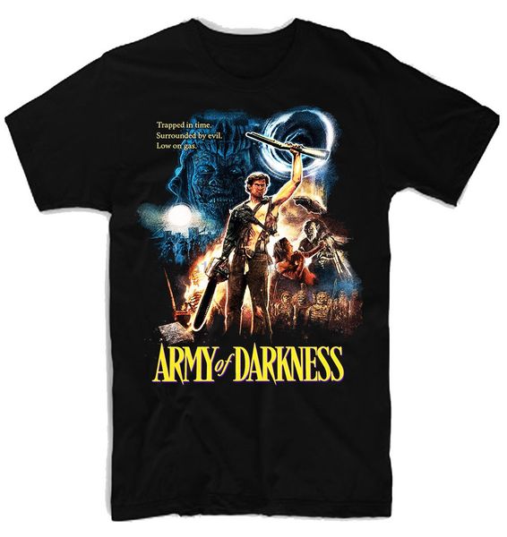

army of darkness movie mens tshirt фитнес одежда tshirts homme юмор tee shirt футболка black top спорта с капюшоном hoodie