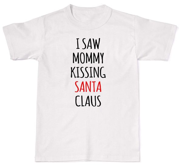 

i saw mommy kissing santa claus funny christmas xmas mens womens cotton t-shirt sport hooded sweatshirt hoodie