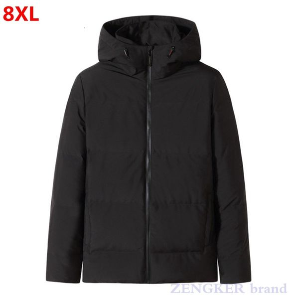 

winter men's plus size down jacket short hooded down jacket 6xl 8xl men jacket winter coats 7xl coats