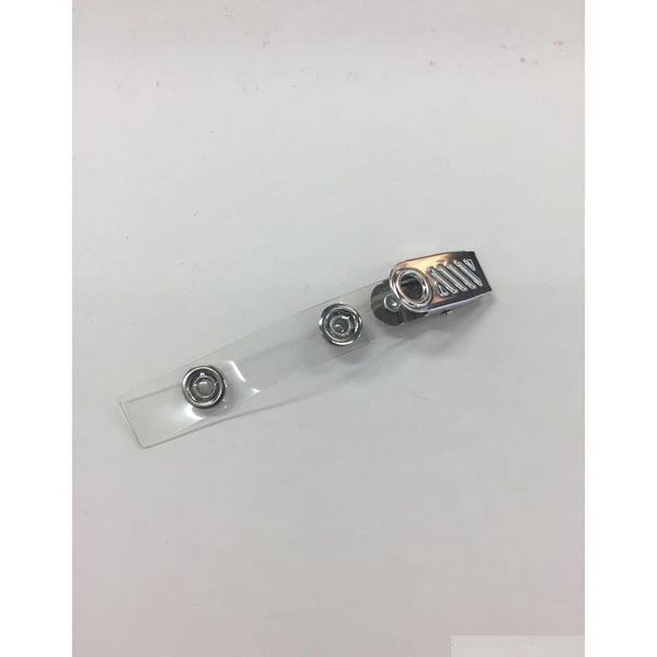 

badge clip id card certificate holder plastic pvc strap with metal clip nzdcj