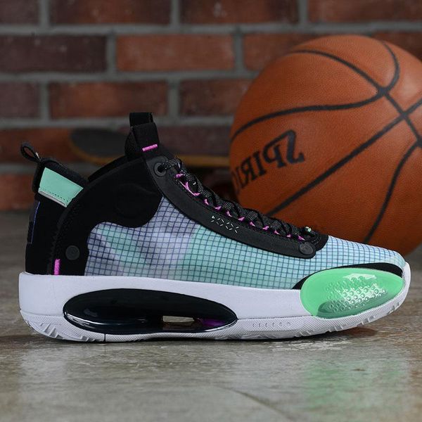 

bayou xxxiv se basketball boys 34 deep blue green orange new shoes for mens jumpman &aj 34s sports d dskj 37oa, Black