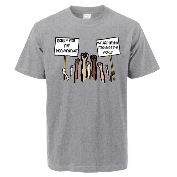 

black lives matter i can't breathe george floyd short sleeves o neck print t-shirt men's cotton 2020 summer tees tshirt, White;black