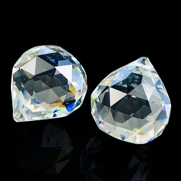 

60mm chandelier clear glass crystal ball lamp prism pendant fengshui suncatcher faceted hanging ornament 60mm chandelier h wmtnfo