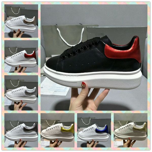 

iduzi suedue leather platform italy fashion shoes height increase women men sneakers casual shoes solid colors men womens sneakers, Black